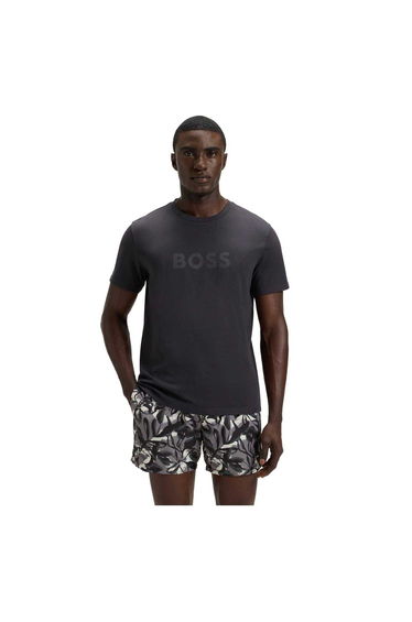 Boss Mens Hbw Logo T-Shirt - Dark Grey