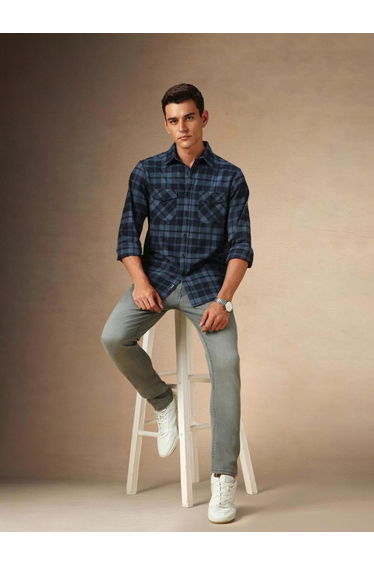 Plaid Flannel Long Sleeves Shirt