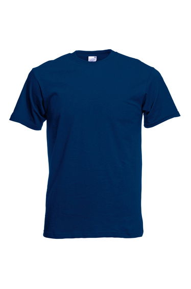 Fruit Of The Loom Mens Screen Stars Original Full Cut Short Sleeve T-Shirt - Navy