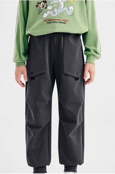 Boys' Cargo Jogger Pants With Adjustable Belt