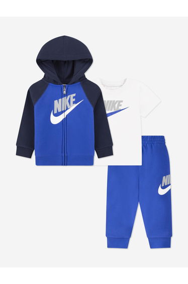 Nike Boys 3 Piece Tracksuit Set in Blue
