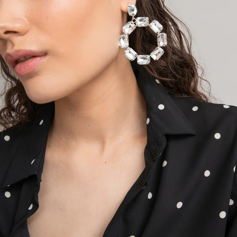 La Redoute Collections Silver Earrings - 1