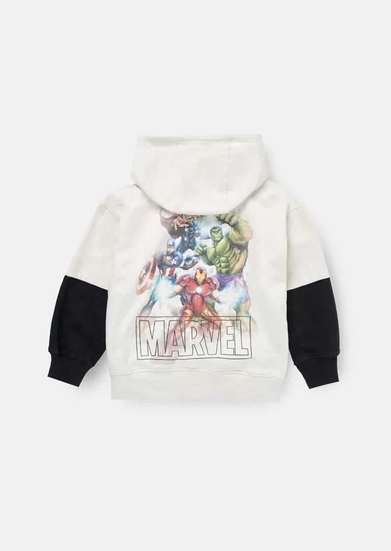 Marvel Mock Sleeve Hoodie - 4