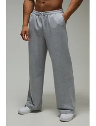 One More Rep Wide Leg Jogger - grey marl