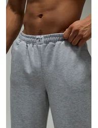 One More Rep Wide Leg Jogger - grey marl - 2