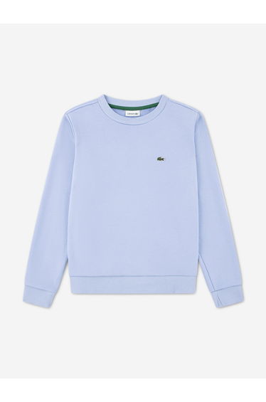 Lacoste Girls Logo Sweatshirt in Blue