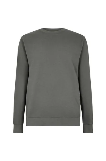 Kustom Kit Mens Piqué Regular Sweatshirt - Dark Grey
