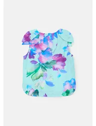 Darcy Mint Petal Collar Top - 3