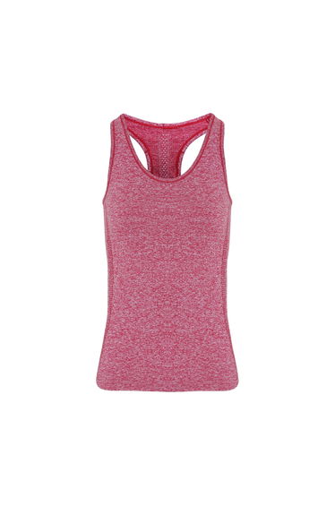 TriDri Womens/Ladies Seamless 3D Fit Multi Sport Sculpt Vest - Burgundy