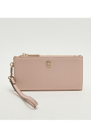 Anne Klein Textured Zippered Wallet