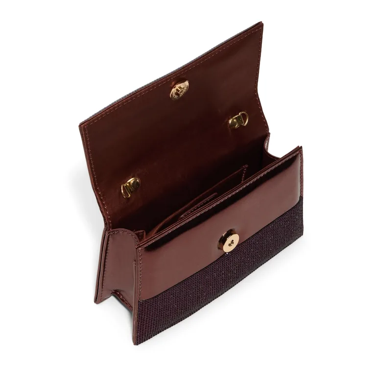 حقيبة يد الدو باللون الأحمر - 2