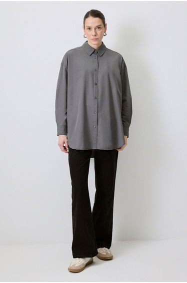RELAXED FIT POPLIN SHIRT