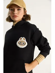 LUCCI Hooded Embroidered Sweatshirt - 2