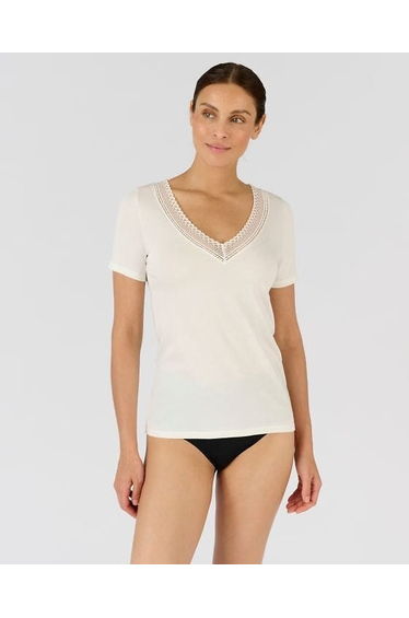 Climatyl Lace Collar T-Shirt