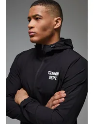 Man Active Training Dept. Windbreaker - black - 2