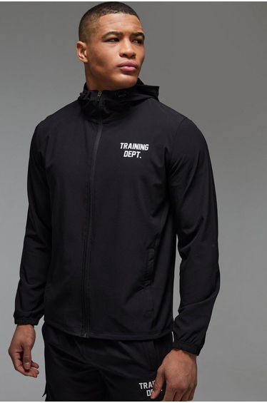 Man Active Training Dept. Windbreaker - black