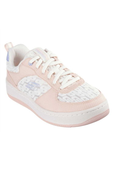 Skechers Womens/Ladies Sport Court 92 Trainers - Off White/Pink