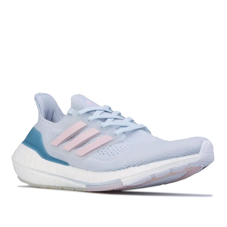 Women's adidas Ultraboost 21 Running Shoes in Blue - 1
