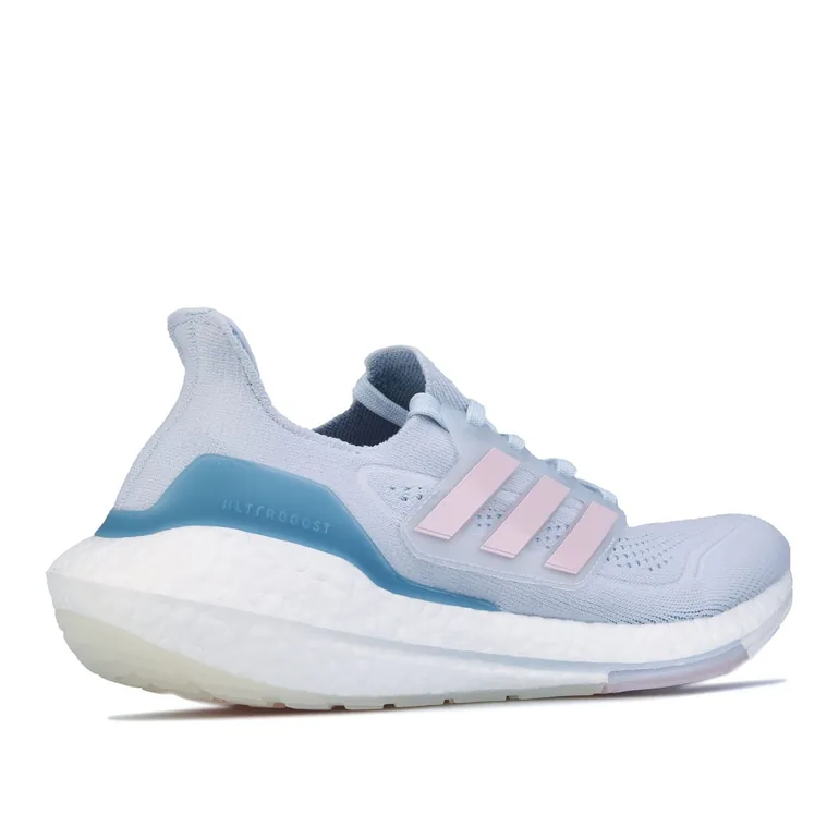 Women's adidas Ultraboost 21 Running Shoes in Blue - 2