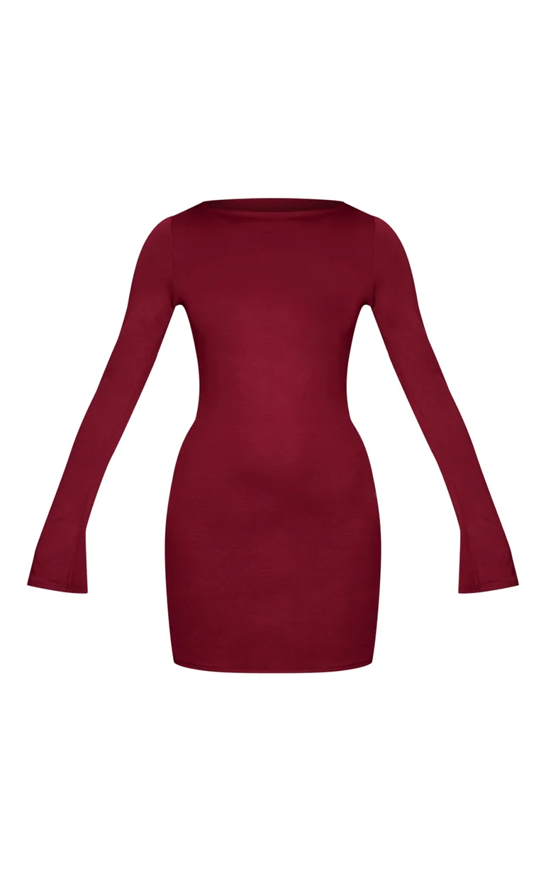 wine bodycon dress long sleeve Buy Lipsy Wine Embellished Shoulder Trim Long Sleeve Bodycon Midi Dress  from Next USA