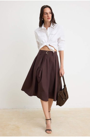 Brown Skirt