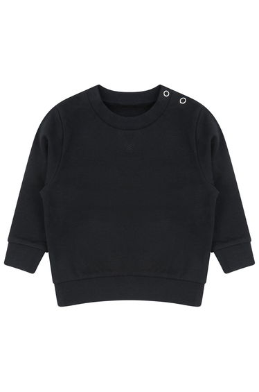 Larkwood Baby Sustainable Sweatshirt - Black