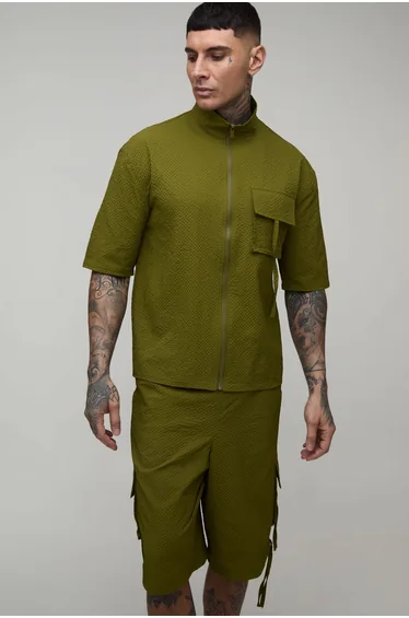 طقم بوهو مان باللون الأخضر