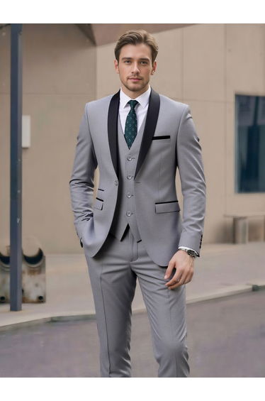 3-Piece Suit Tailored Blazer, Waistcoat and Trousers Set