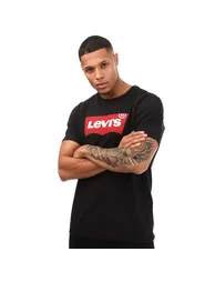 Men's Levis Graphic Set-In Neck T-Shirt in Black