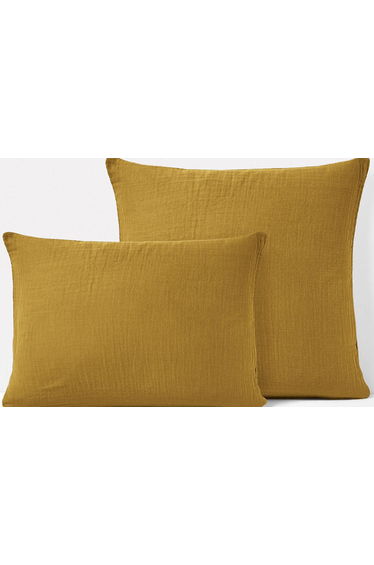 Kumla Plain Cotton Muslin Pillowcase