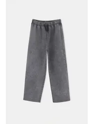 Anthracite Plain Knitted Bottom - Top Set - 4