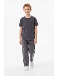 Anthracite Plain Knitted Bottom - Top Set