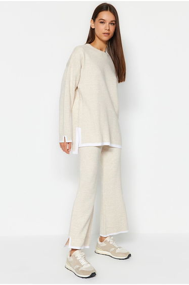 Two-Piece Set - Beige - Oversize