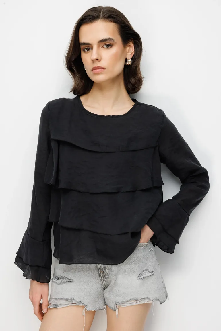 MIXRAY Women's Polyester Elastane Blouse - 4
