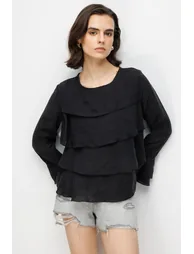 MIXRAY Women's Polyester Elastane Blouse - 2