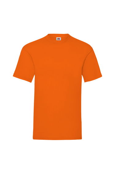 Fruit Of The Loom Mens Valueweight Short Sleeve T-Shirt - Orange