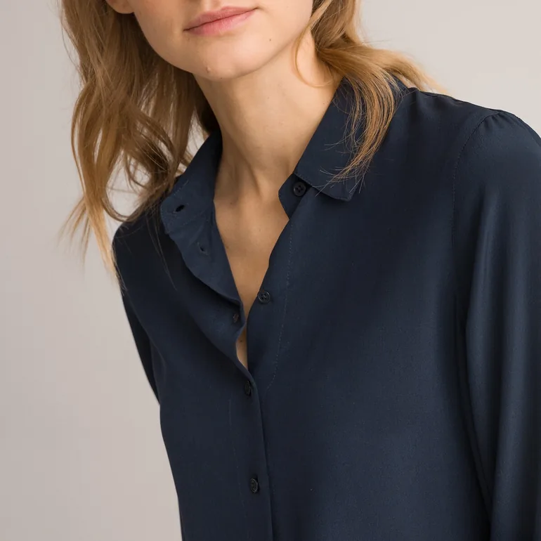 Silk Long Sleeve Shirt - 3
