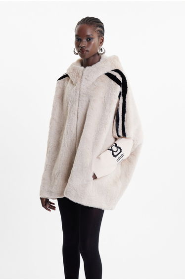 Ekkebert Faux Fur Hooded Jacket