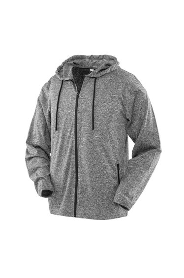 Spiro Mens Hooded Jacket - Grey/Black