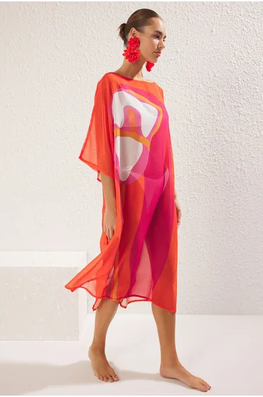  فستان بحر شيفون ماكسي 