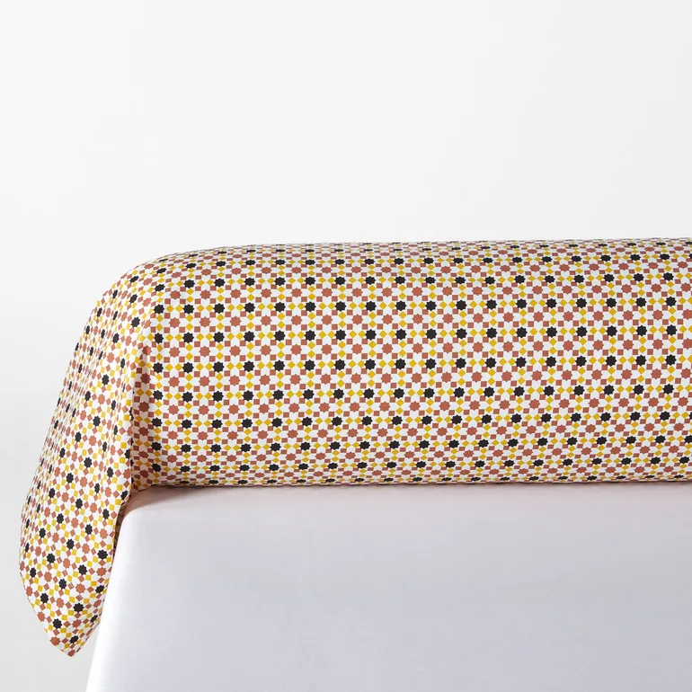 Teyben Bolster Case in Cotton Percale