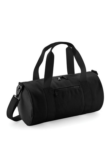 Bagbase Mini Barrel Bag (Pack of 2) - Black/Black