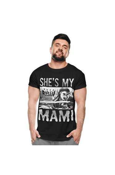 WWE Rhea Ripley She´s my Mami T-Shirt - Black