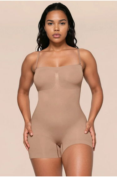 Premium Seamless Strapless Shaping Bodysuit Shapewear