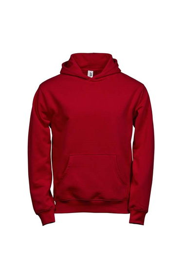 Tee Jays Childrens/Kids Power Hoodie - Red