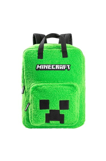 Minecraft Childrens/Kids Logo Backpack - Green