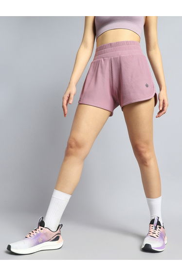 Women Lavender Training Sculpted Shorts