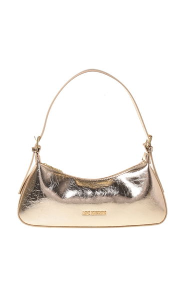 Metallic Hobo Shoulder Bag Gold