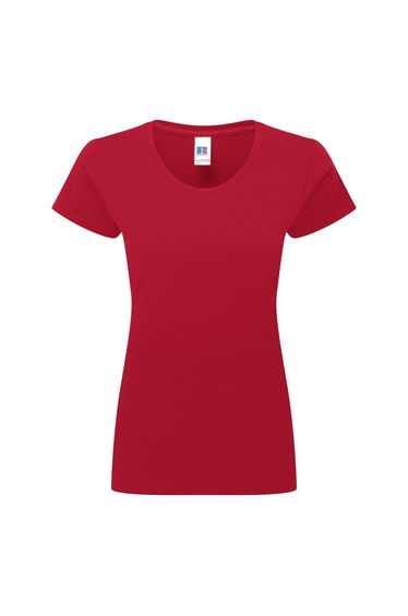 Russell Womens/Ladies Authentic Classic T-Shirt - Classic Red