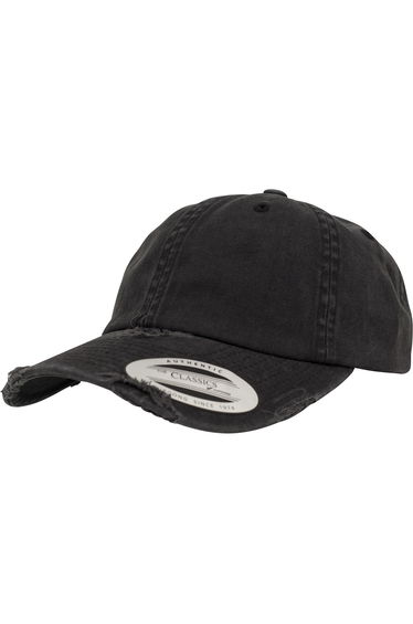 Flexfit By Yupoong Low Profile Destroyed Cap - Black